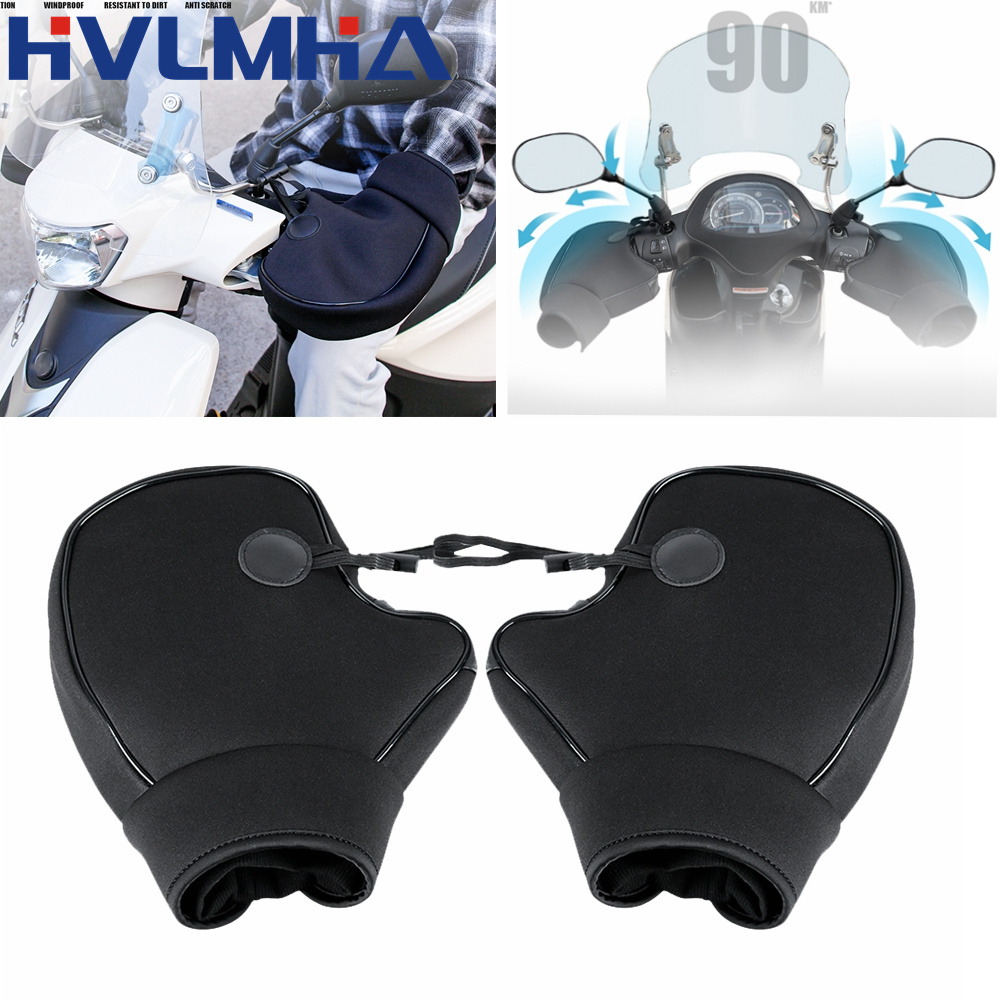 Motorcycle Gear Gloves - سميكة ودافئة دراجة نارية المقود إفشل