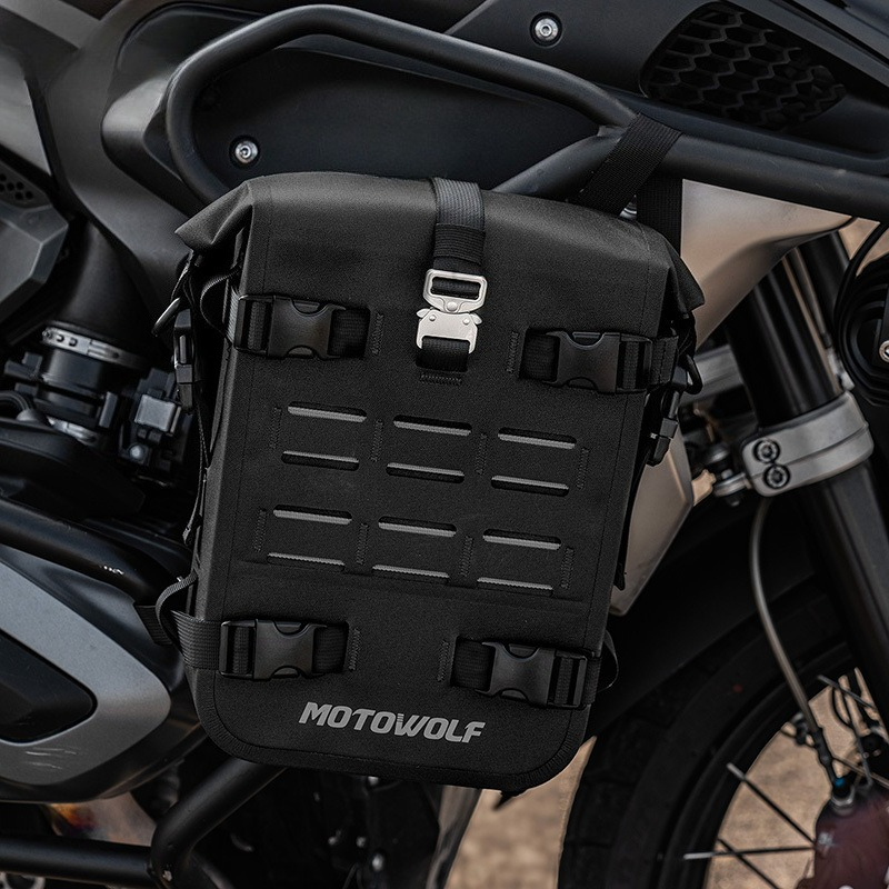 Motorcycle Gear Travel Bag - حقيبة جانبية كبيرة السعة للدراجات النارية