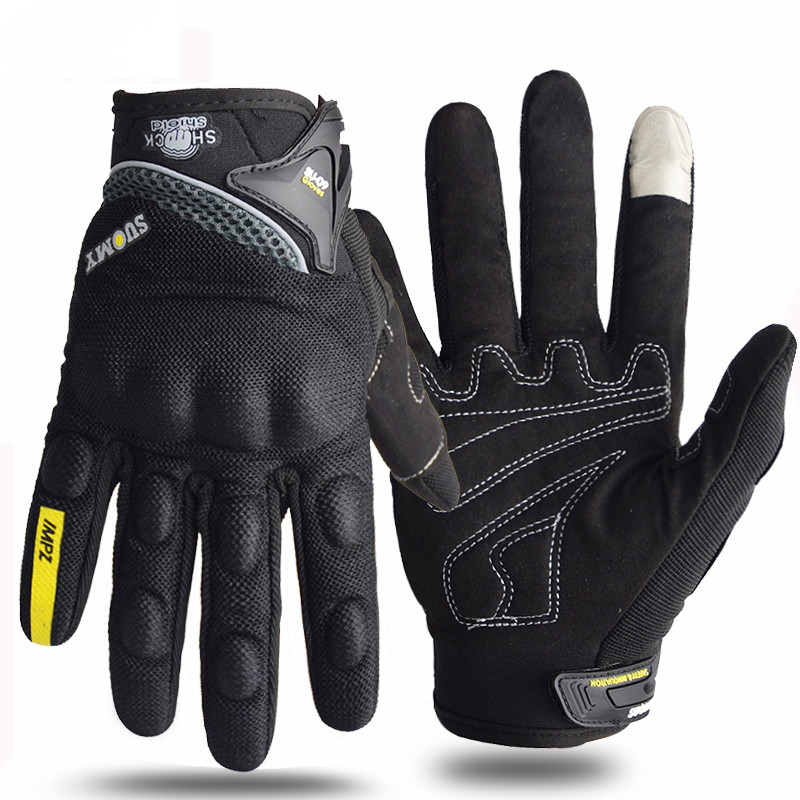 SUOMY تنفس كامل فنجر سباق الدر - مراجعة Motorcycle Gear Gloves وسعره