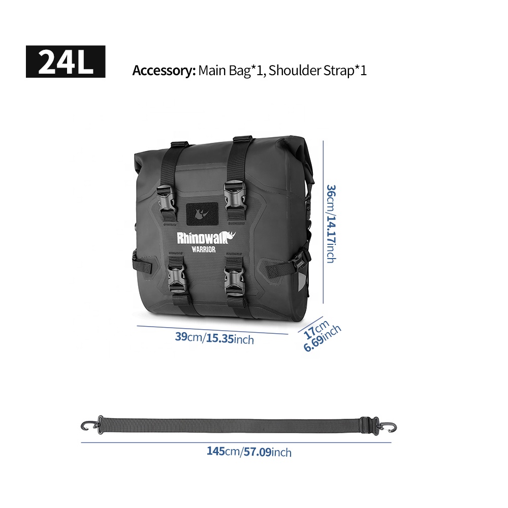 حقيبة جانبية مقاومة للماء للدر - مراجعة Motorcycle Gear Travel Bag وسعره