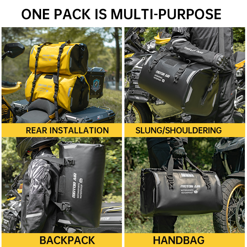 دراجة نارية ركوب حقيبة متعددة  - مراجعة Motorcycle Gear Travel Bag وسعره