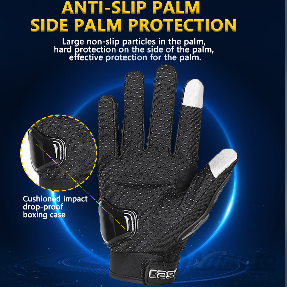 قفازات دراجات نارية صيفية كامل - مراجعة Motorcycle Gear Gloves وسعره