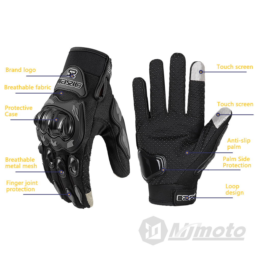 قفازات دراجات نارية صيفية كامل - مراجعة Motorcycle Gear Gloves وسعره