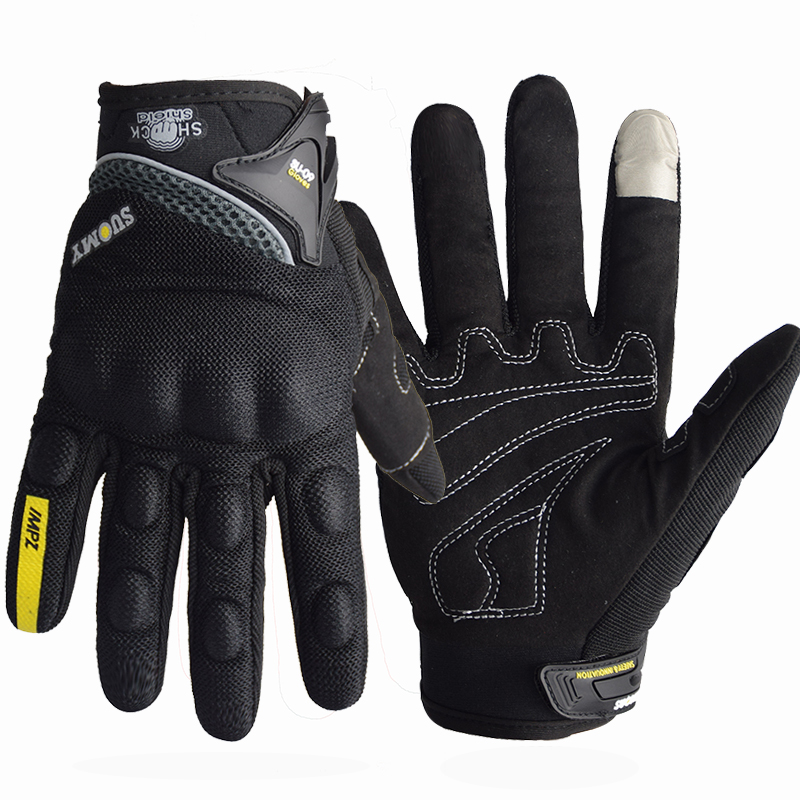 قفازات SUOMY لسباقات الدراجات  - مراجعة Motorcycle Gear Gloves وسعره