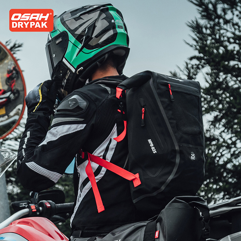 OSAH رمادي دراجة نارية حقيبة 2 - مراجعة Motorcycle Gear Travel Bag وسعره