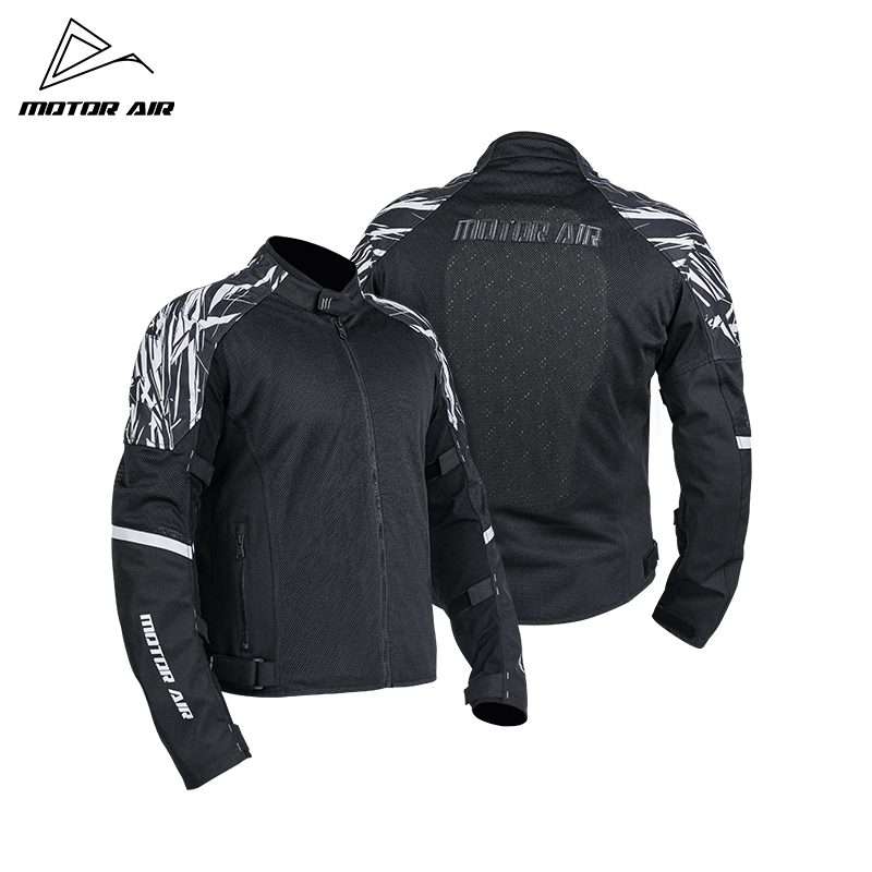 سترة دراجات نارية سوداء للرجال - مراجعة Motorcycle Gear Mesh وسعره