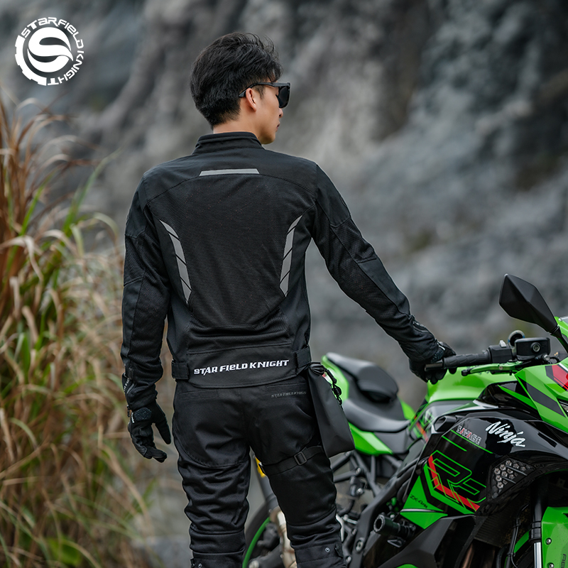 سترة دراجات نارية للرجال من SF - مراجعة Motorcycle Gear Mesh وسعره