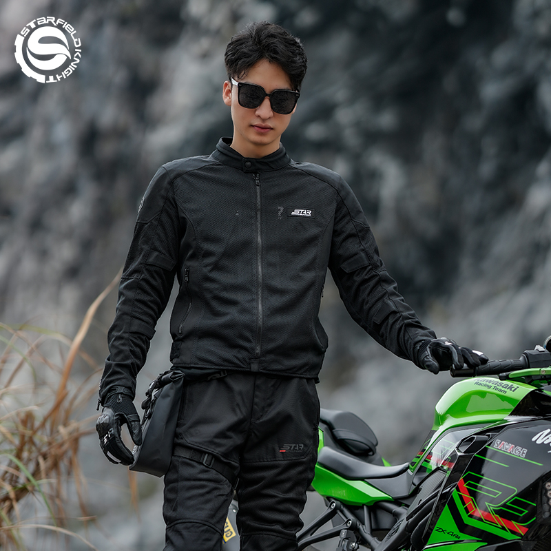سترة دراجات نارية للرجال من SF - مراجعة Motorcycle Gear Mesh وسعره