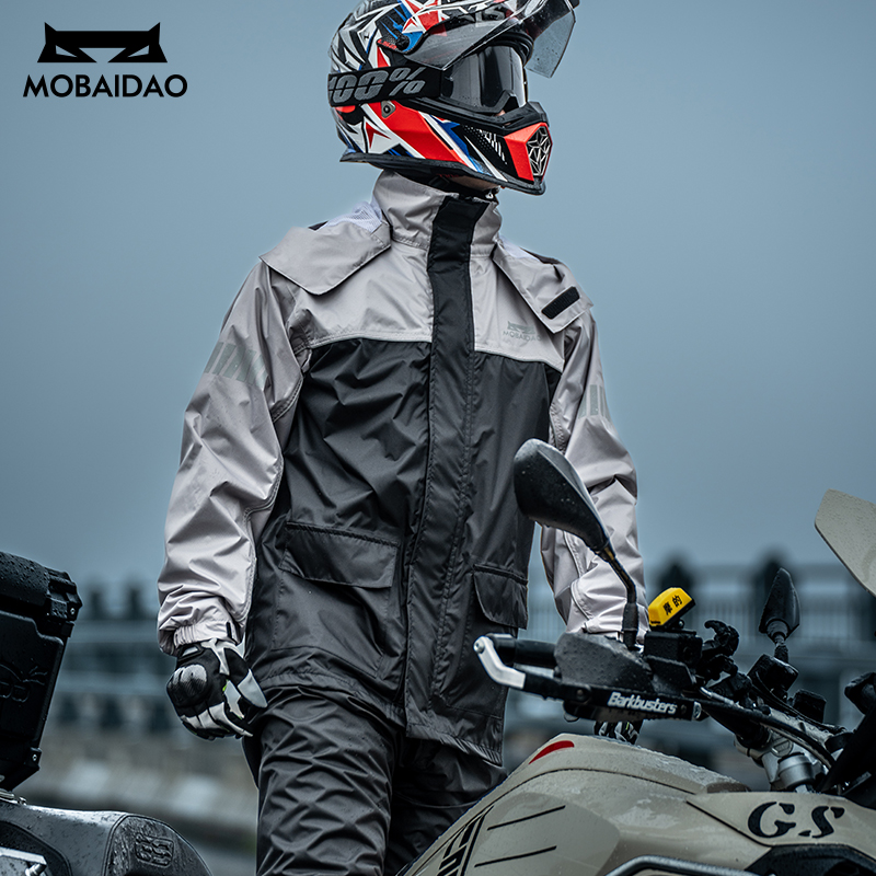 بدلة مطر للدراجات النارية من M - مراجعة Motorcycle Gear Mesh وسعره