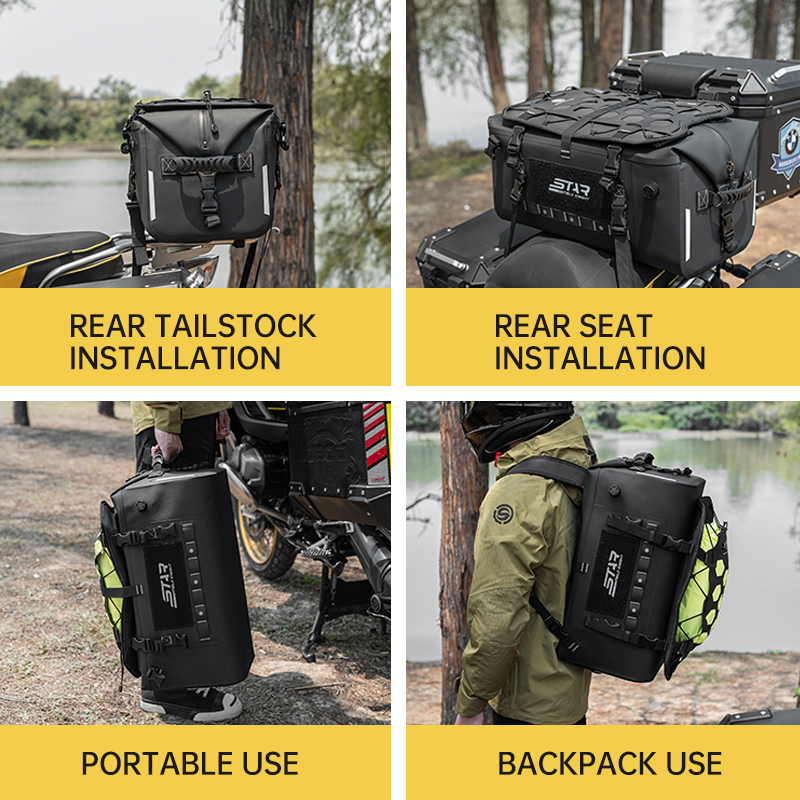 SFK حقيبة دراجة نارية أحدث حقي - مراجعة Motorcycle Gear Travel Bag وسعره