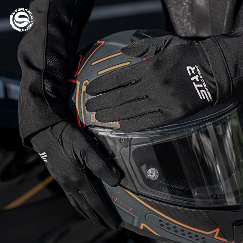 SFK الأسود دراجة نارية قفازات  - مراجعة Motorcycle Gear Gloves وسعره