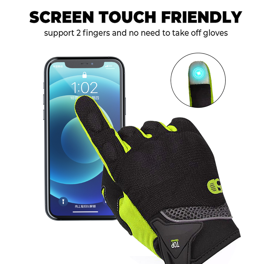 قفازات دراجة نارية ، تنفس ، إص - مراجعة Motorcycle Gear Gloves وسعره