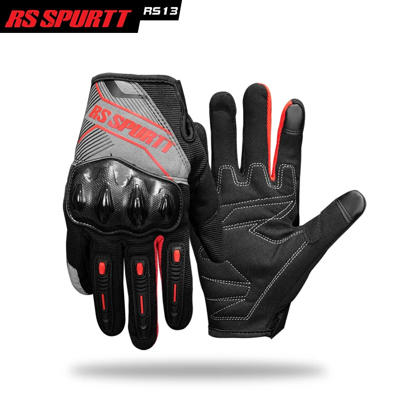 قفازات دراجات نارية RS كاملة ا - مراجعة Motorcycle Gear Mesh وسعره