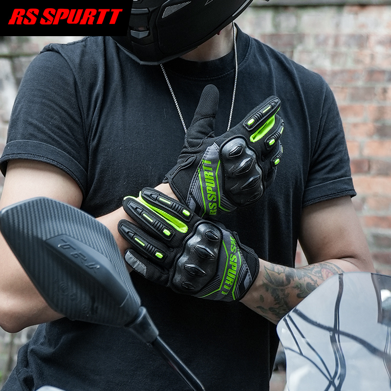 قفازات دراجات نارية RS كاملة ا - مراجعة Motorcycle Gear Mesh وسعره